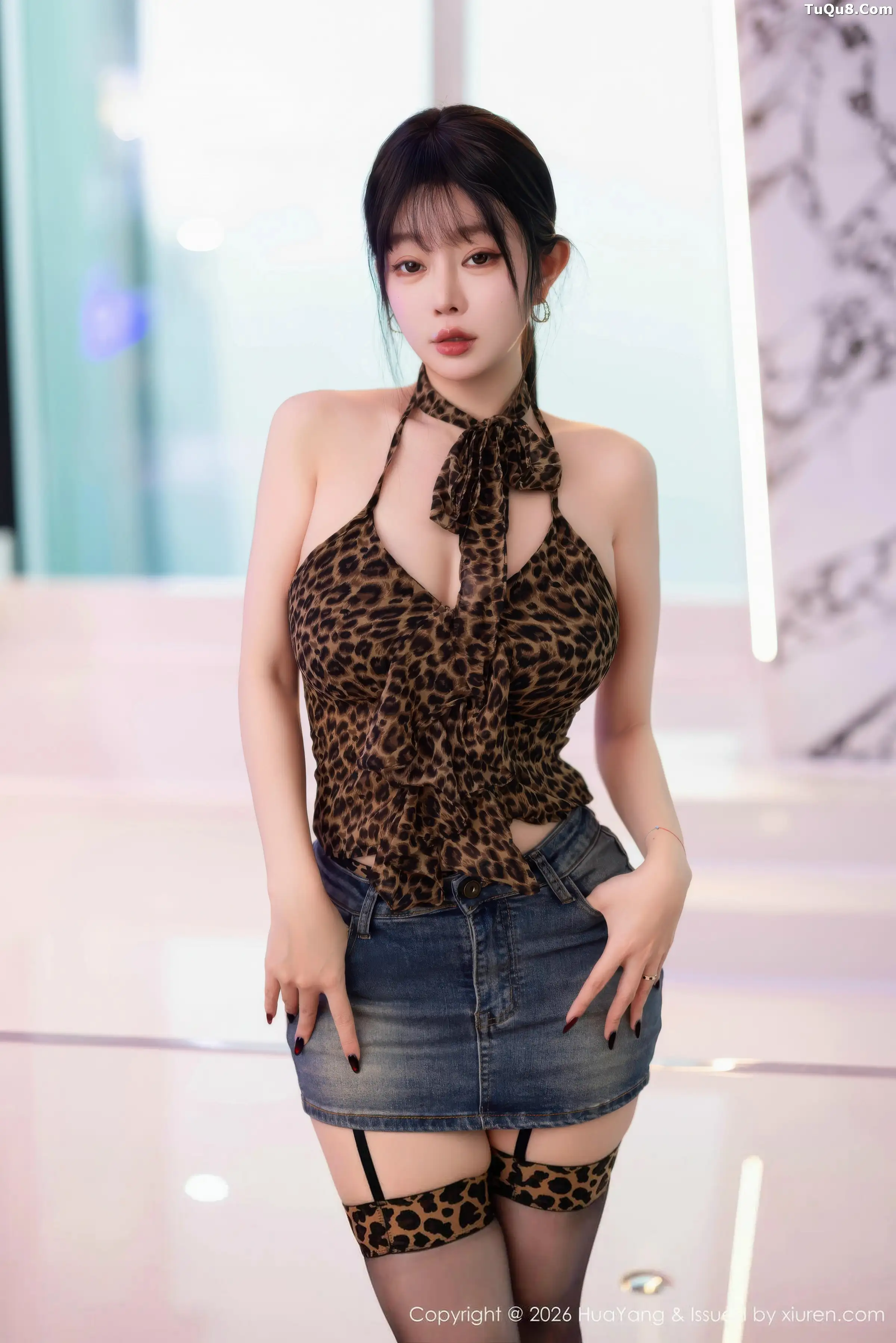 [HuaYang]高清写真图 2026.01.09 VOL.654 王羽纯✨ 豹纹情趣服饰