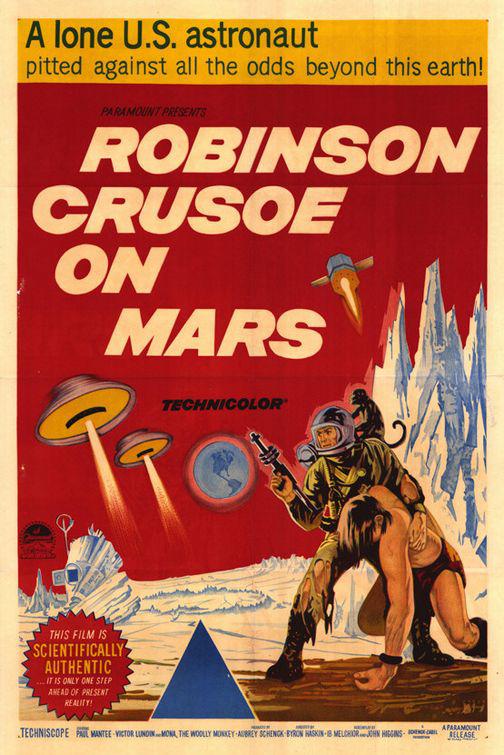 鲁宾逊太空历险 Robinson Crusoe on Mars (1964) 1080p 原盘Remux 中文字幕 已刮削