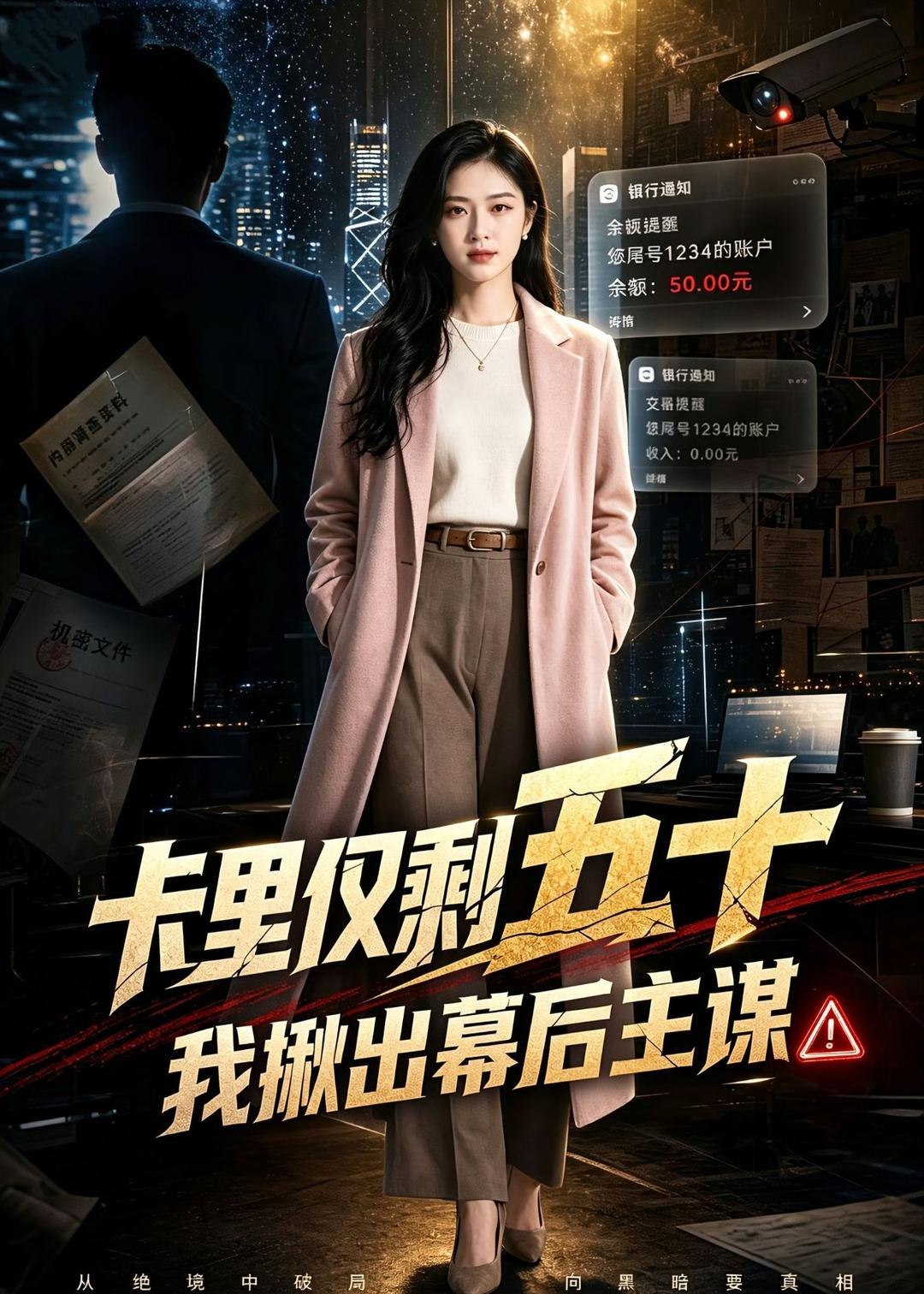 卡里仅剩五十我揪出幕后主谋 (30集) AI短剧 | 短剧
