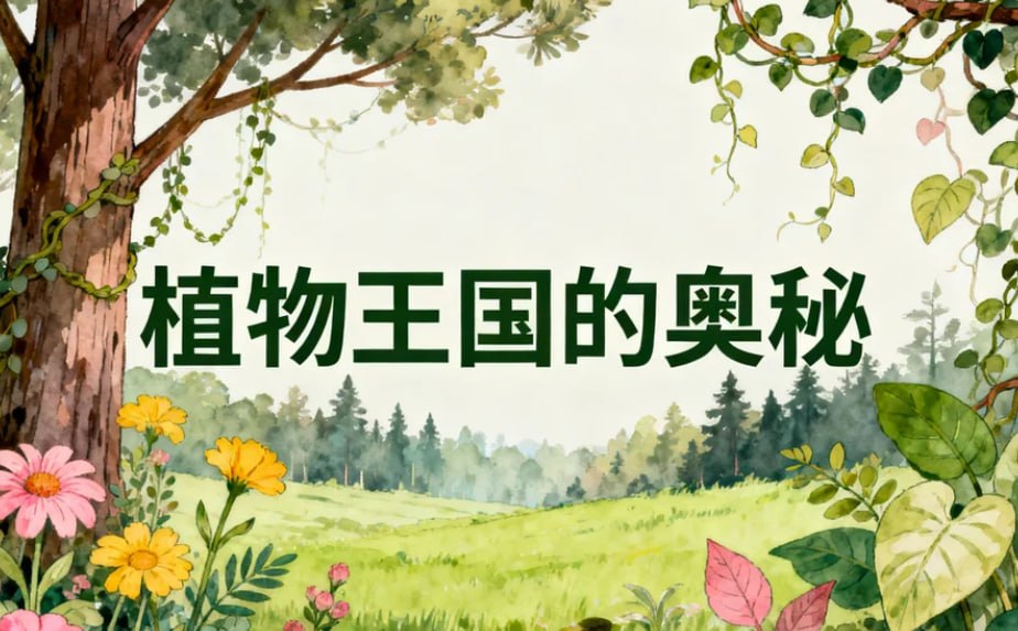 植物王国的奥秘，探索自然界的绿色生命奇迹
