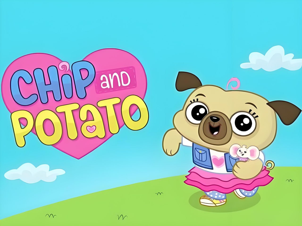 幼儿英语启蒙动画萌宠幼儿园 Chip And Potato (1-3季)