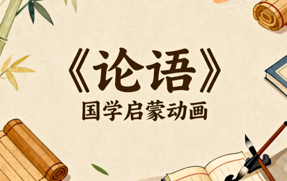 论语国学启蒙动画，孔子智慧轻松学
