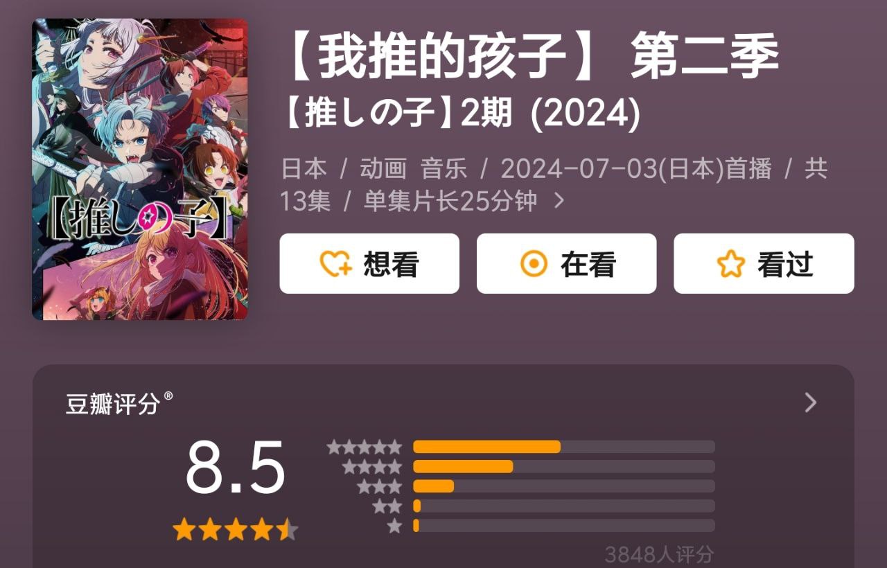 我推的孩子.更24集[4K]完结[2024][日漫][附1]