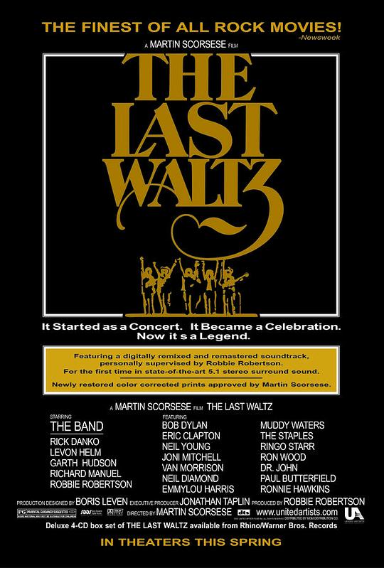 最后华尔兹 The Last Waltz (1978) 4K/2160p 原盘Remux 中文字幕 已刮削