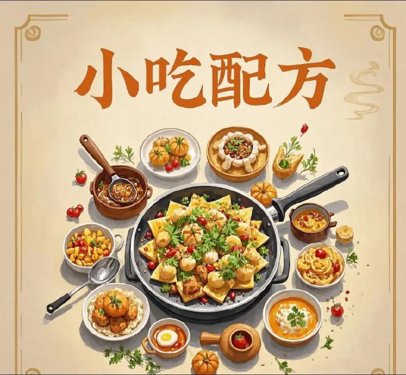 八大菜系小吃配方商用技术合集