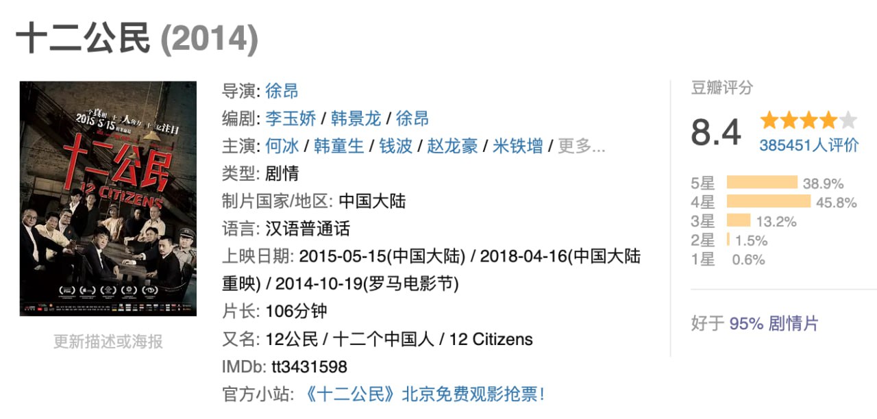 十二公民 2014 2160p 国语中字