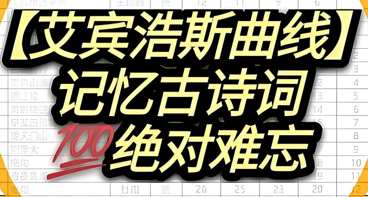 中小学155首必背古诗词艾宾浩斯记忆表