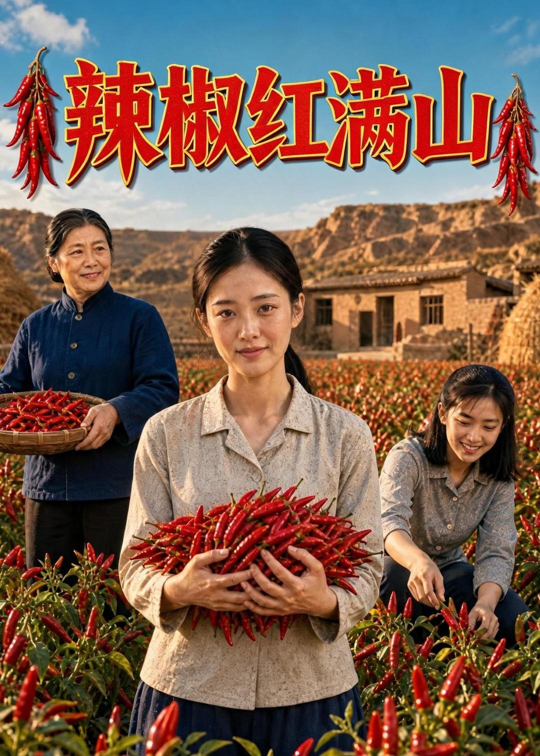 辣椒红满山 (60集) AI短剧 | 短剧