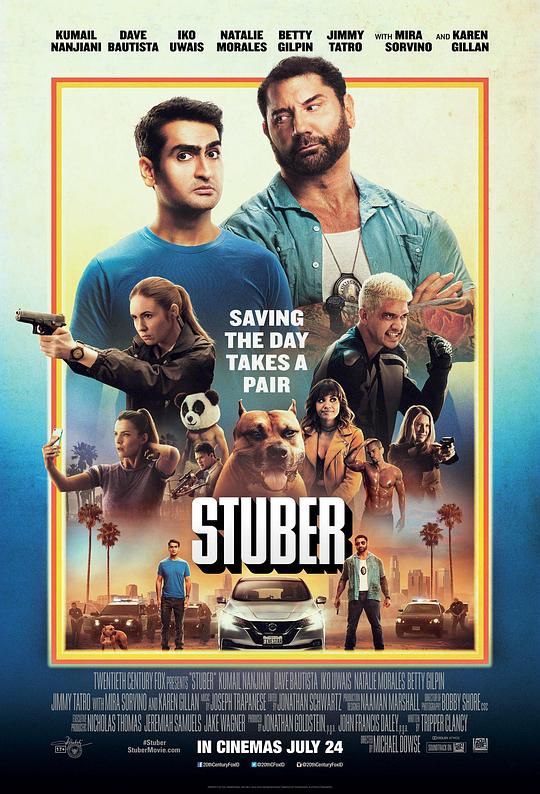 优步危机 Stuber (2019) 4K/2160p 原盘Remux 中文字幕 已刮削
