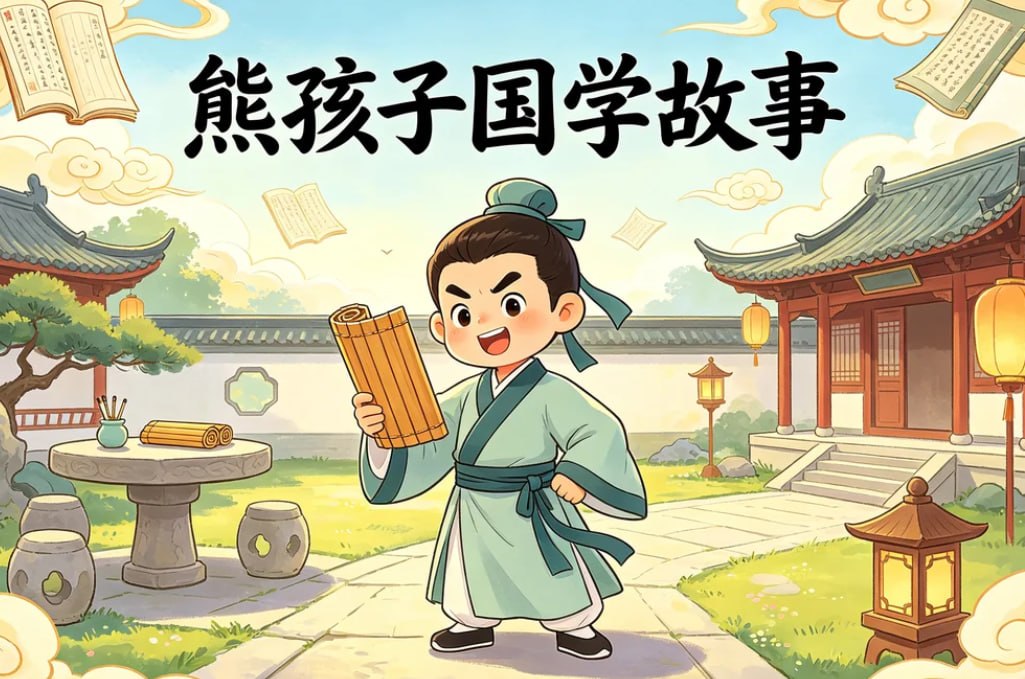 熊孩子国学故事，用趣味故事讲传统美德