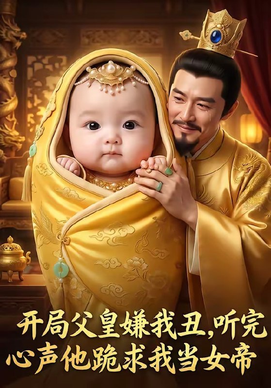 开局父皇嫌我丑，听完心声他跪求我当女帝（16集）|短剧