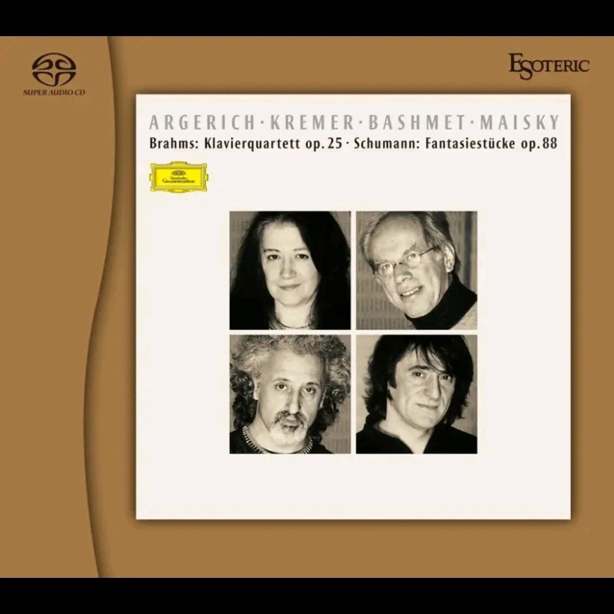 Brahms - Piano Quartet No. 1, Schumann - Fantasiestucke Op. 88 - Martha Argerich, Gidon Kremer, Yuri Bashmet, Mischa Maisky (2025)(SACD)