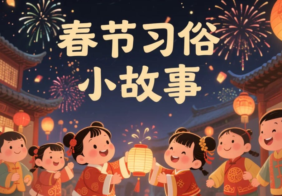 春节习俗小故事动画，传统年味与文化传承的趣味启蒙
