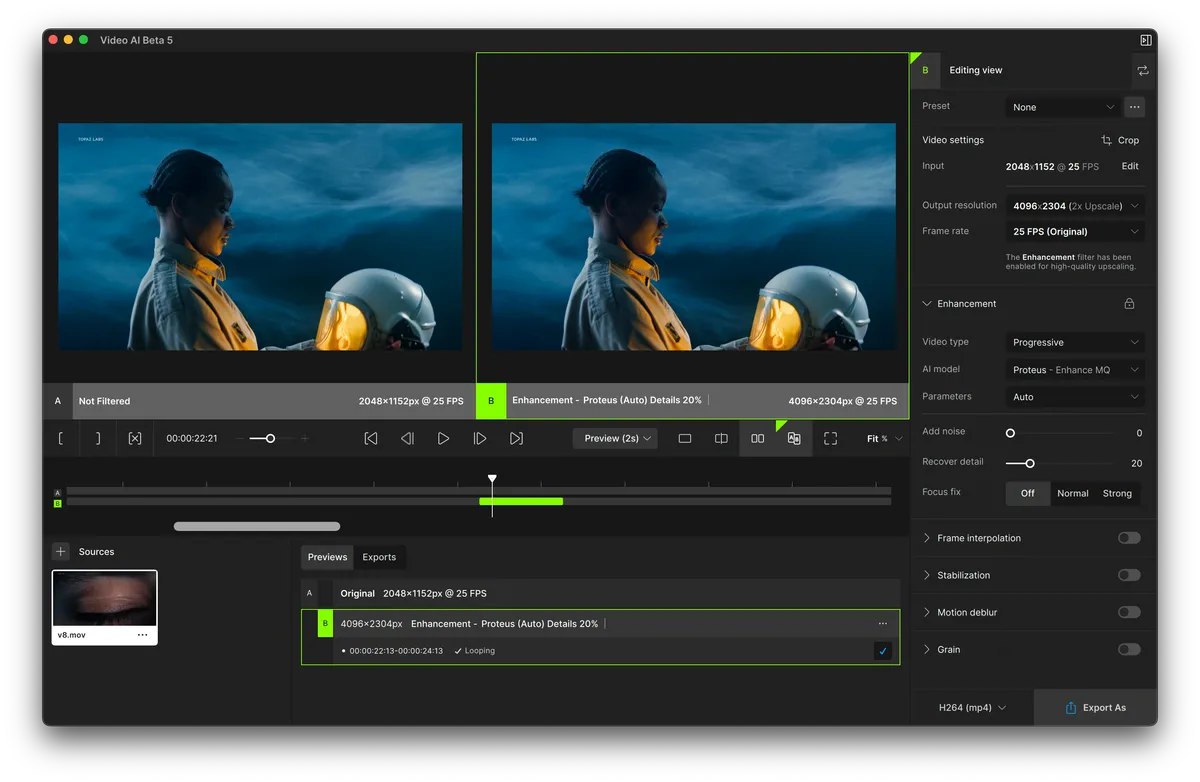Topaz Video AI(视频增强软件)
