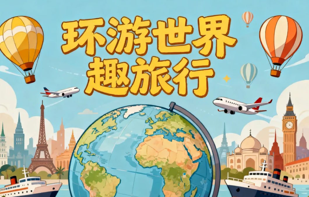 环游世界趣旅行，带孩子云游全球+揭秘自然人文奇观