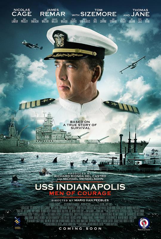印第安纳波利斯号：勇者无惧 USS Indianapolis: Men of Courage (2016) 1080p 原盘Remux 中文字幕 已刮削