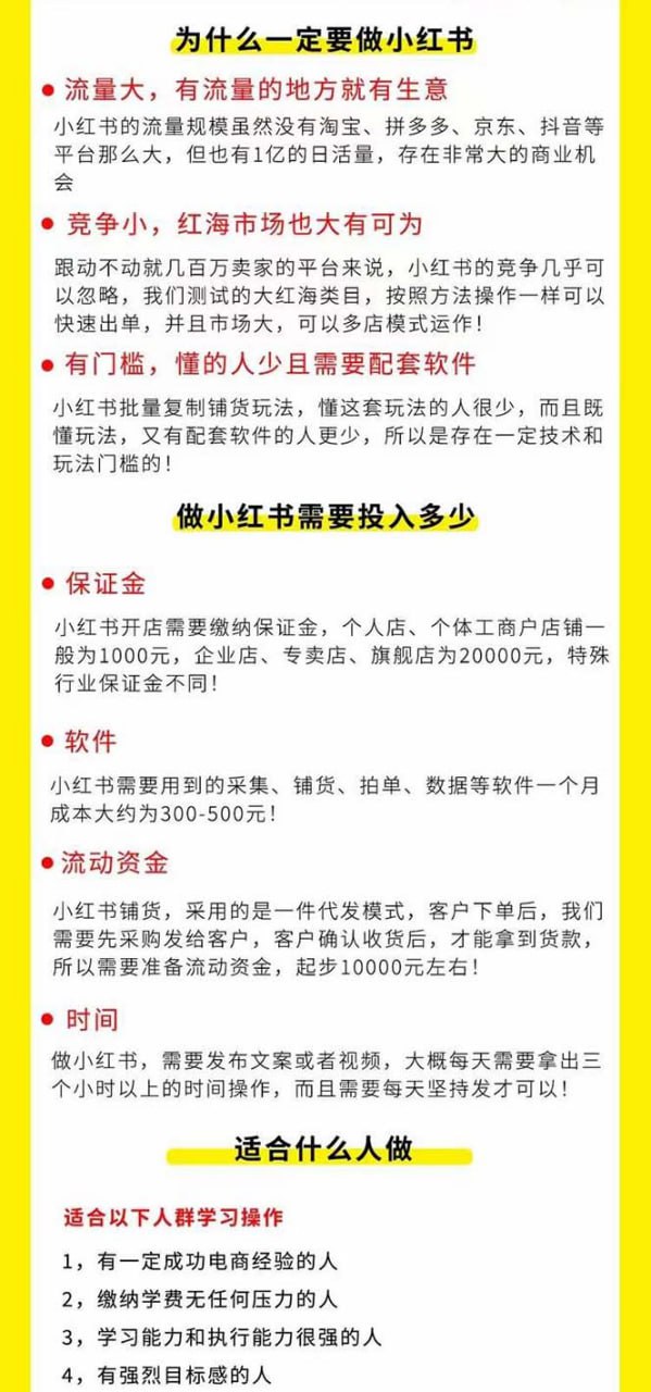 小红书-笔记带货课流量 电商新机会 315节正课+64节隐藏课