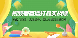视频号直播打品实战课