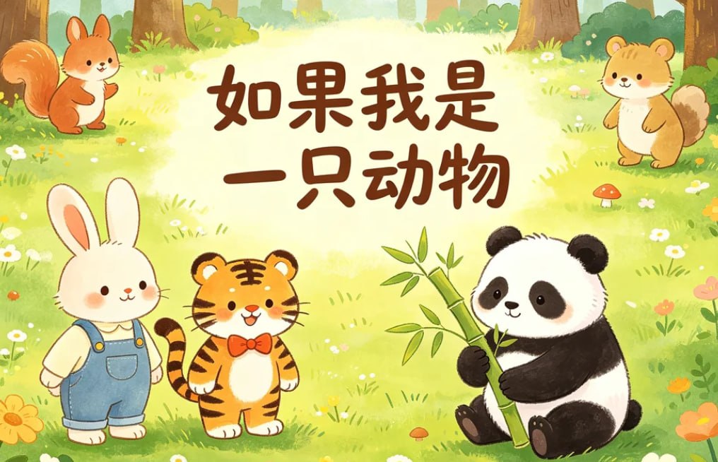 儿童科普动画如果我是一只动物，带孩子体验动物世界