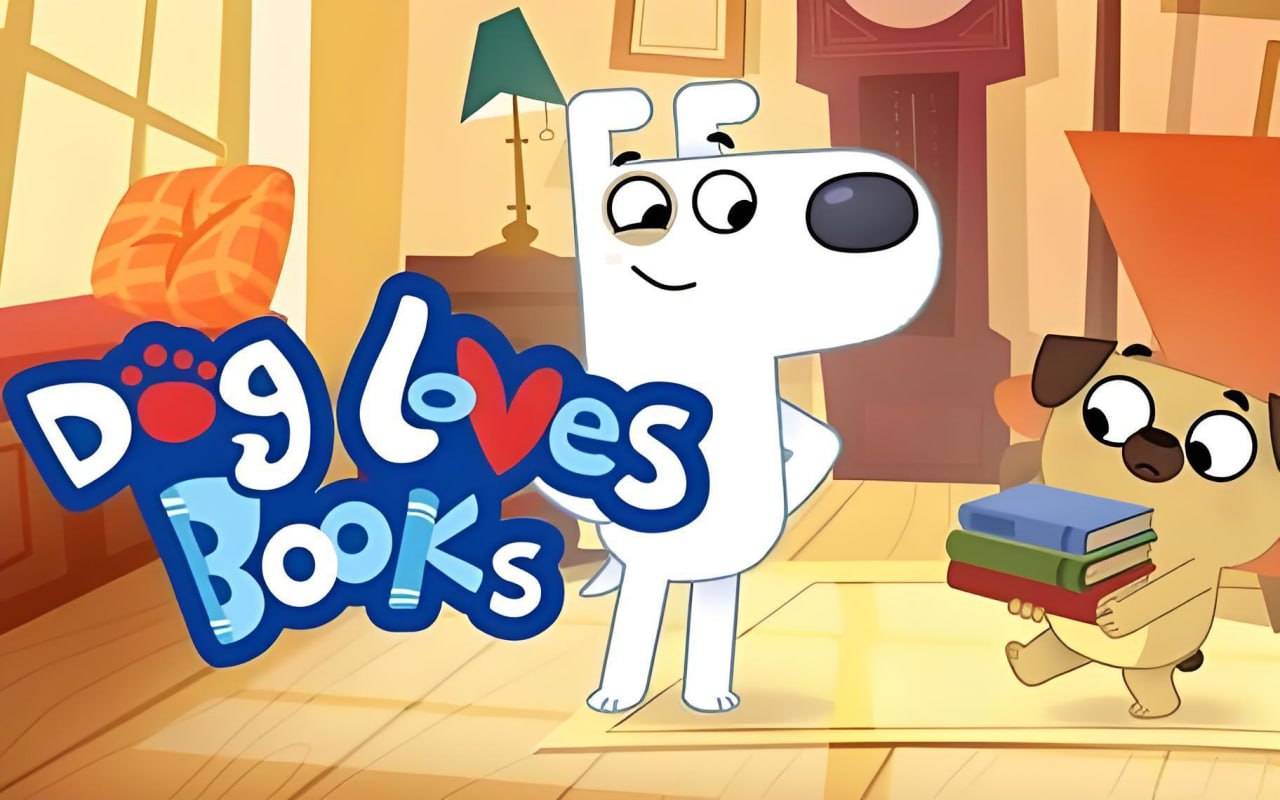 BBC英语启蒙动画狗狗爱读书 Dog Loves Books