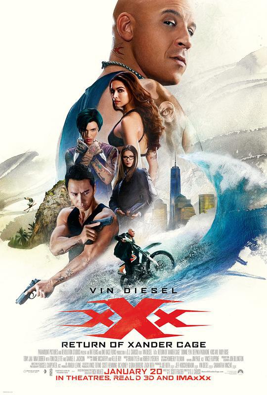 极限特工3：终极回归 xXx: Return of Xander Cage (2017) 4K/2160p 原盘Remux 中文字幕 已刮削
