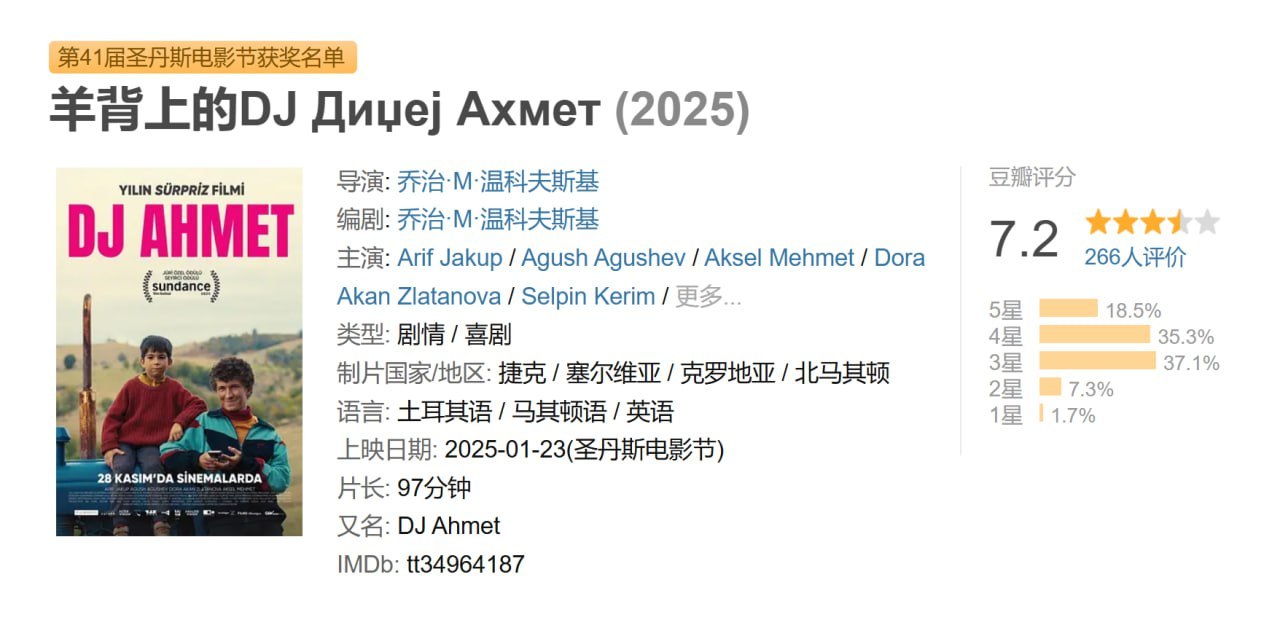 羊背上的DJ Диџеј Ахмет (2025)