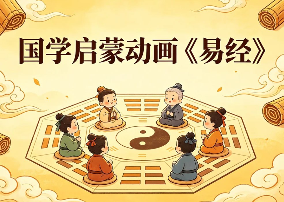 国学启蒙动画易经，用动画讲透中国智慧之源