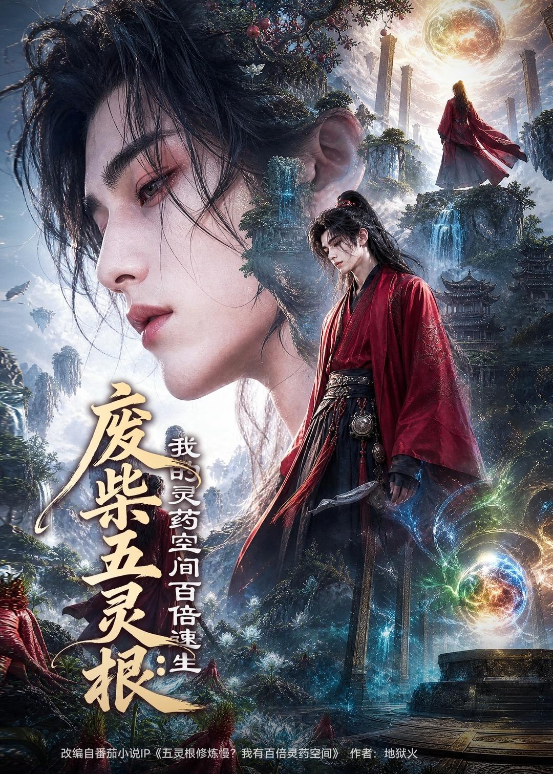 废柴五灵根我的灵药空间百倍速生 (70集) AI短剧 | 短剧