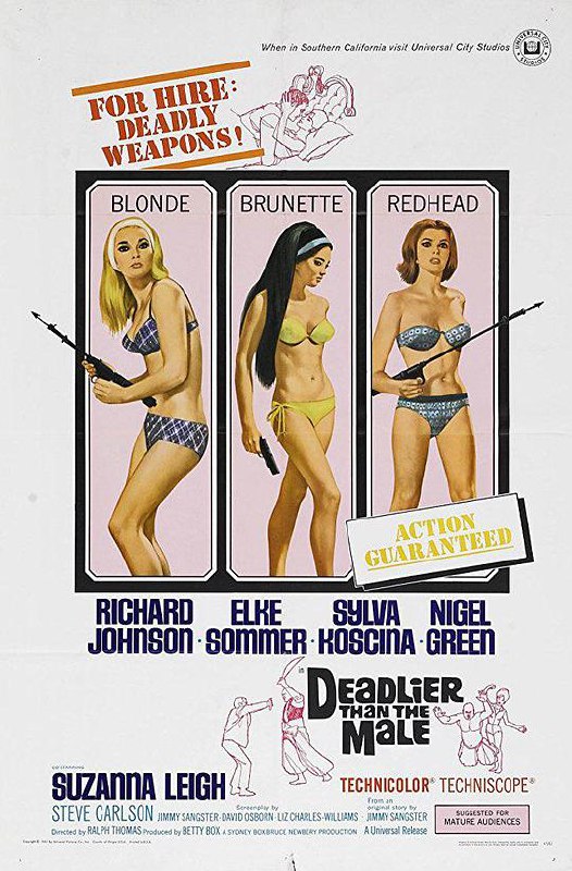 女人比男人更凶残 Deadlier Than the Male (1967) 1080p 原盘Remux 中文字幕 已刮削