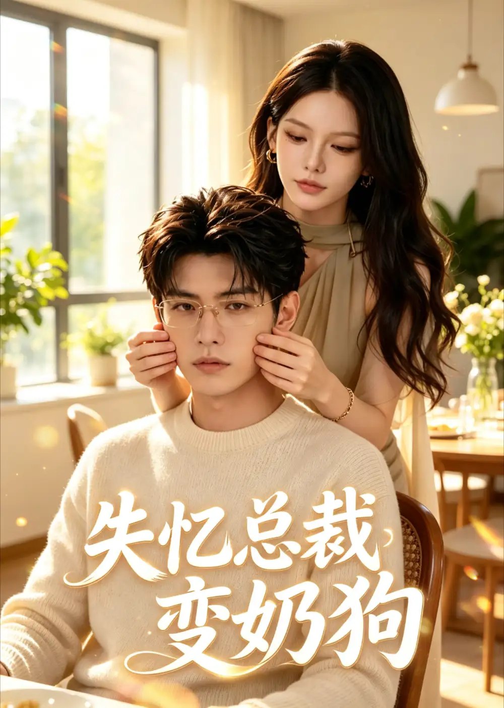 失忆总裁变奶狗（46集）AI短剧