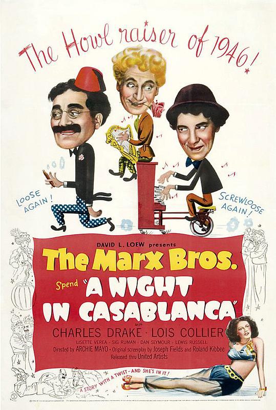 卡萨布兰卡之夜 A Night in Casablanca (1946) 1080p 原盘Remux 已刮削