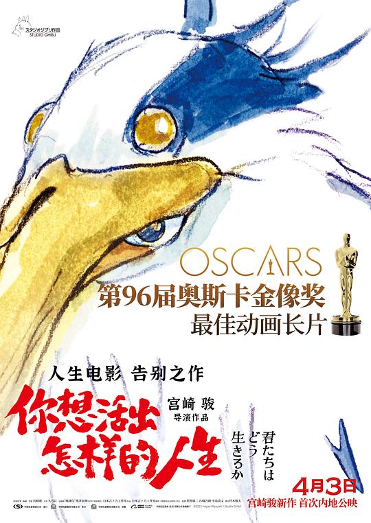 你想活出怎样的人生 (2023) 4K UHD BluRay HDR SDR DV杜比视界 HQ高码率 DTS5.1&DDP5.1&AAC5.1 TrueHD.7.1.Atmos 国日双语 简中/简日苍鹭与少年