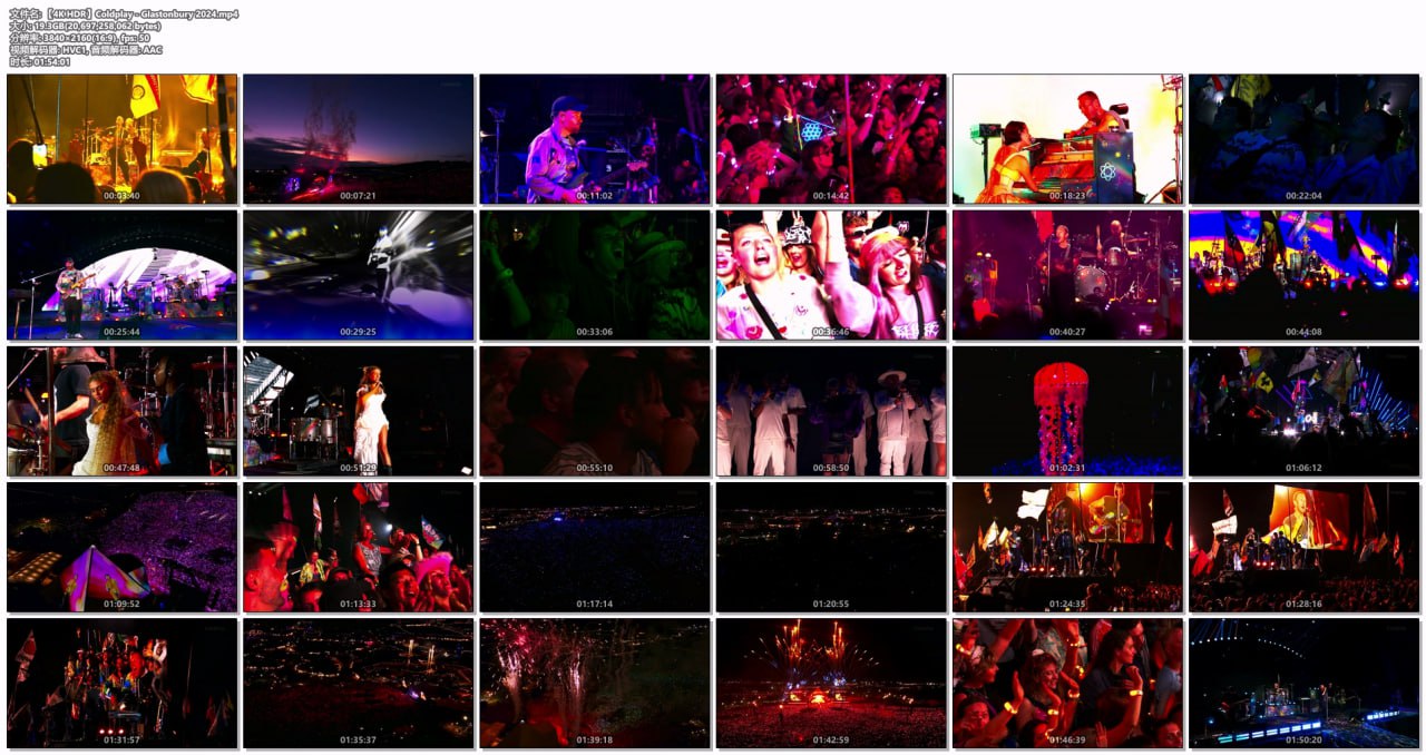 Coldplay - Glastonbury 2024