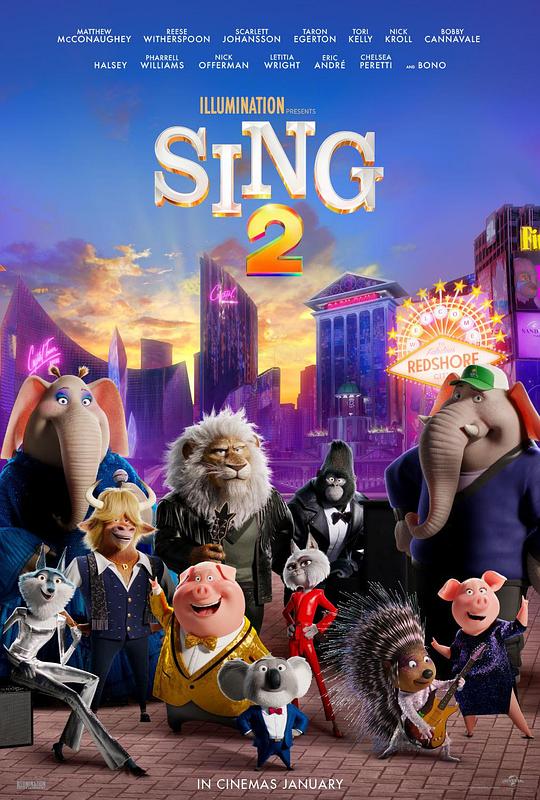 欢乐好声音2 Sing 2 (2021) 4K/2160p 原盘Remux 中文字幕 已刮削