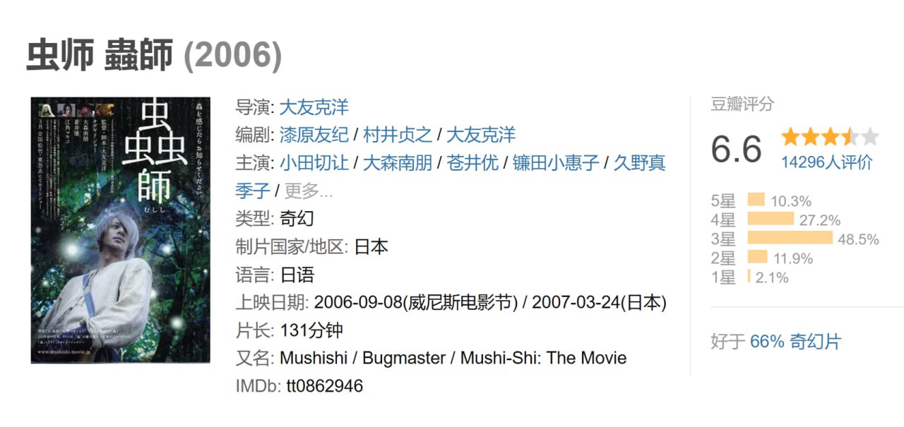 虫师 蟲師 (2006)