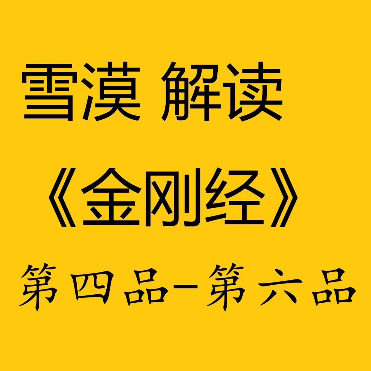 雪漠解读金刚经.雪漠.