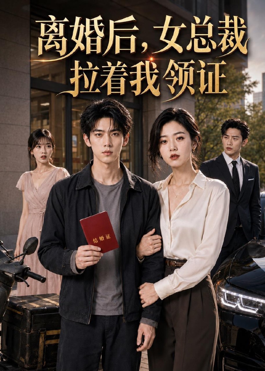 离婚后女总裁拉着我领证 (45集) AI短剧 | 短剧
