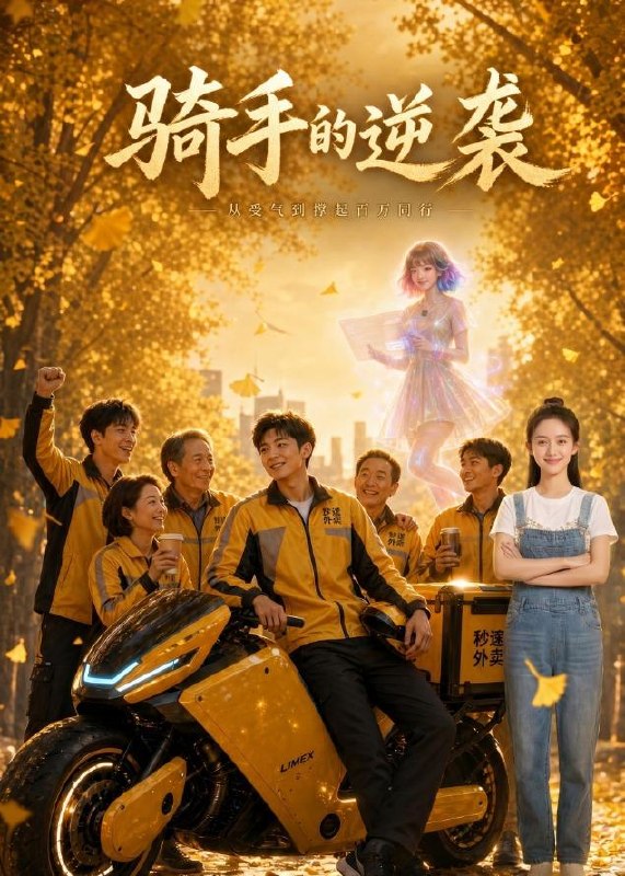 骑手的逆袭从受气底层翻身 (48集) AI短剧 | 短剧