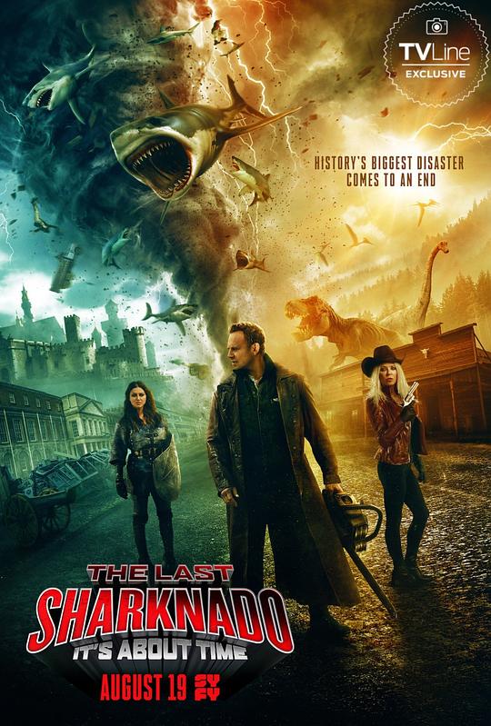 鲨卷风6：最后的鲨卷风 The Last Sharknado: It's About Time (2018) 1080p 原盘Remux 中文字幕 已刮削