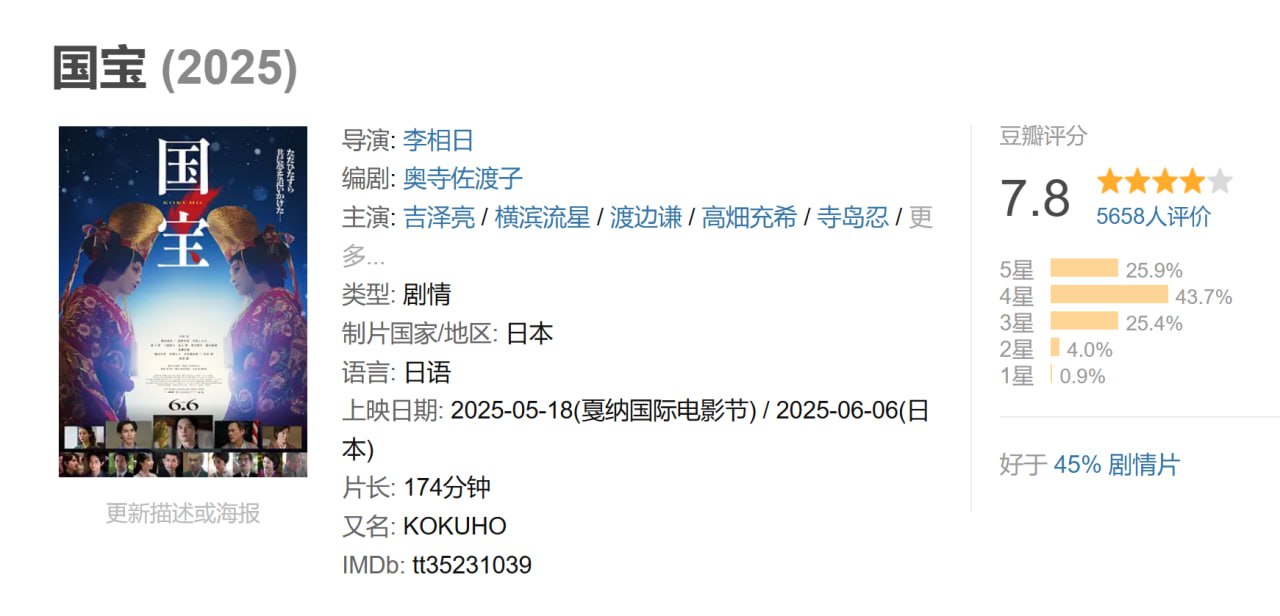 国宝 (2025)