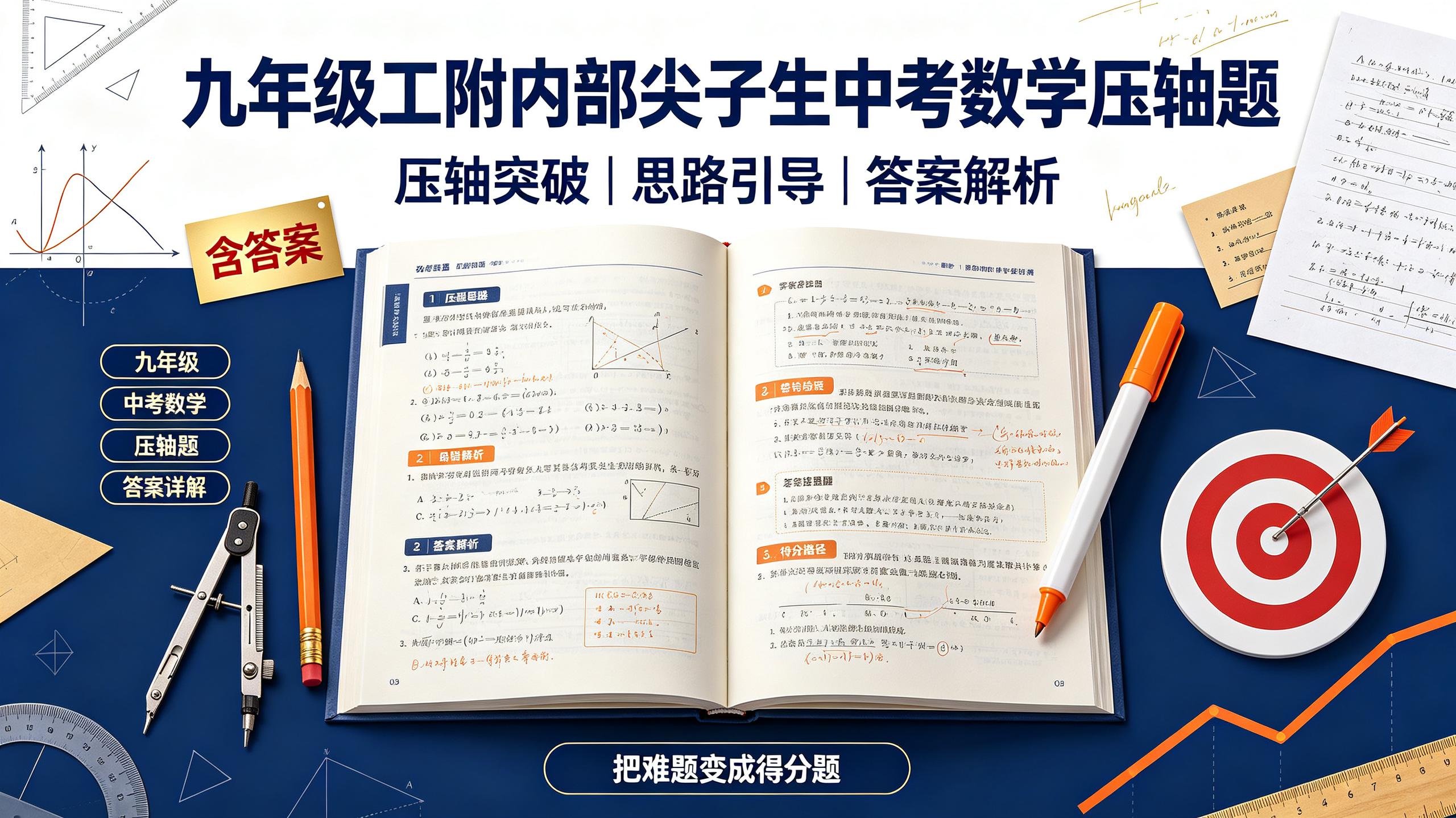 工附内部尖子生中考数学压轴题含答案