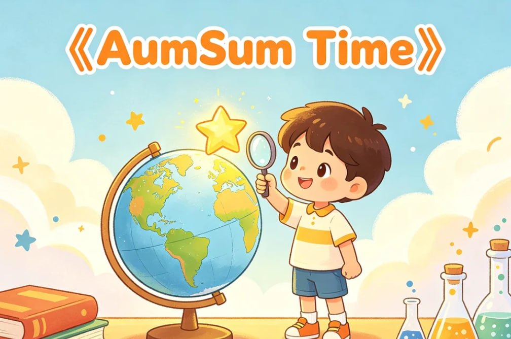 儿童科普英文动画AumSum Time，讲透人体与生命奥秘