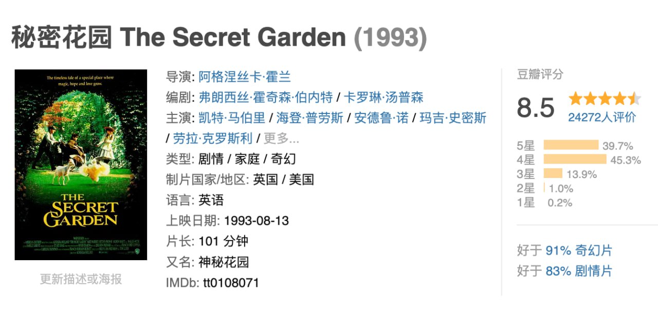 秘密花园.1993.BD1080p.英语中字