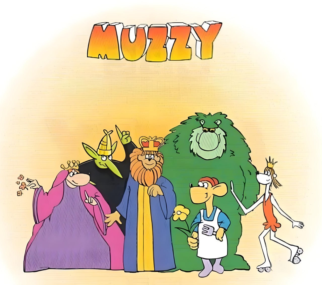 BBC经典英语启蒙动画玛泽的故事 Big Muzzy (音视频+PDF+单词卡+配套教材)