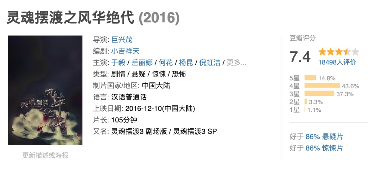 灵魂摆渡之风华绝代.2016.4K.中字.3.4G