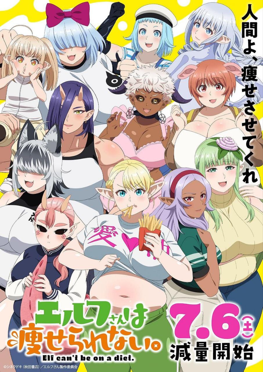 精灵小姐瘦不了 [2024][7月新番]繁体内嵌+内封简繁