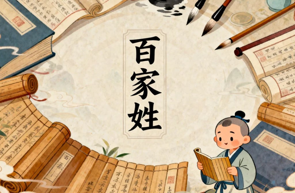 国学启蒙动画百家姓，轻松记住中华姓氏文化