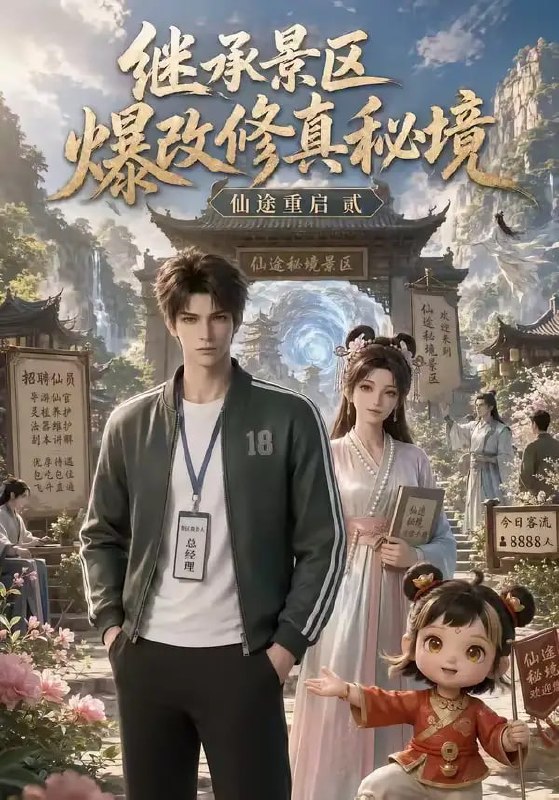 继承景区，爆改修真秘境仙途重启贰（80 集）动漫