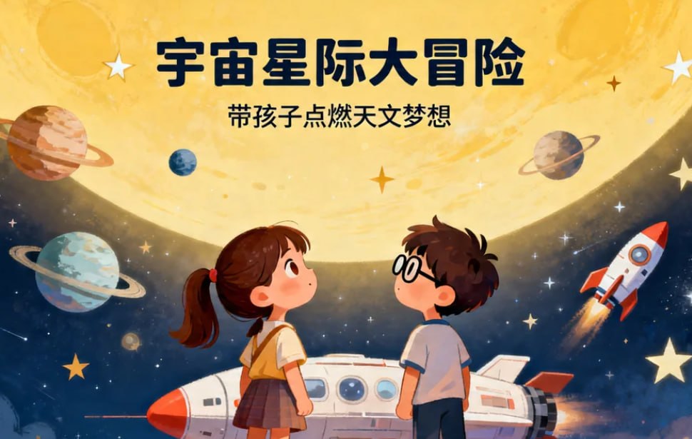 宇宙星际大冒险，带孩子点燃天文梦想