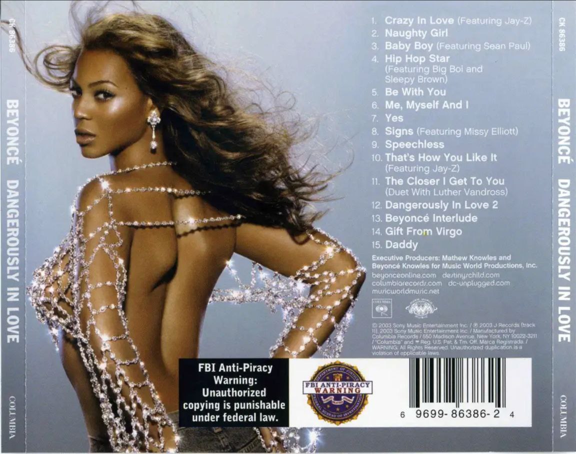 碧昂丝(Beyonce) - 2003年专辑 - Dangerously In Love (US Version)   Flac cue